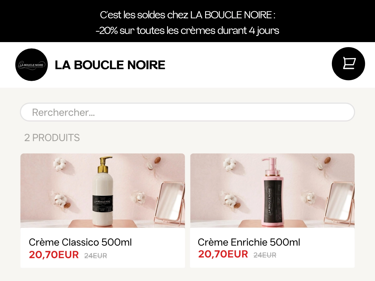 Aperçu de la boutique La Boucle Noire